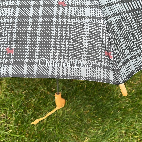 🤩 NIB Vintage 80s Christian Dior Umbrella - Picture 2 of 11